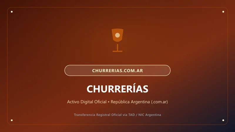 Composición visual de Churrerías para el portal churrerias.com.ar